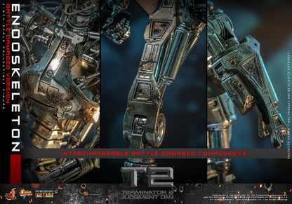 Hot Toys Movie Masterpiece Series: Terminator 2 El Juicio Final - Endoskeleton Escala 1/6 Preventa