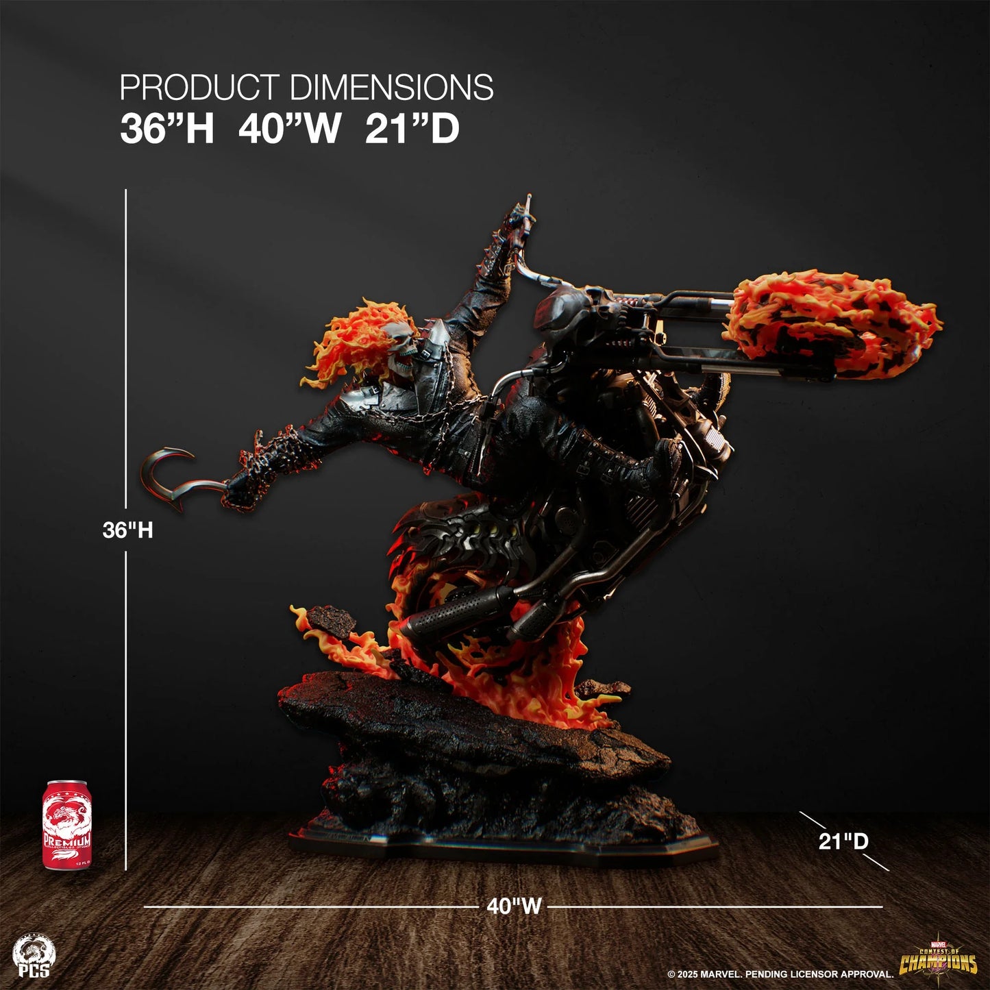 PCS Statue: Marvel Contest of Champions - Ghost Rider Variant Edition Escala 1/3 Preventa