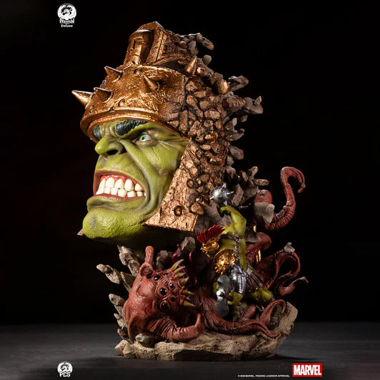 PCS Fine Art Bust: Marvel Comics - Planet Hulk Deluxe 22 Pulgadas Preventa