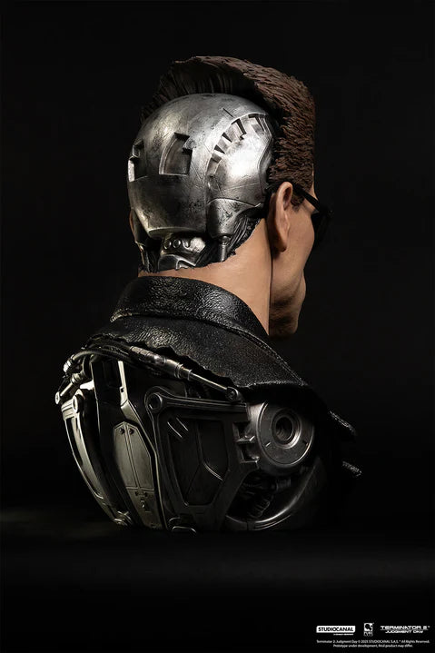 PureArts Life Size Bust: Terminator 2 - T-800 Modelo 101 Art Mask Escala 1/1 Preventa