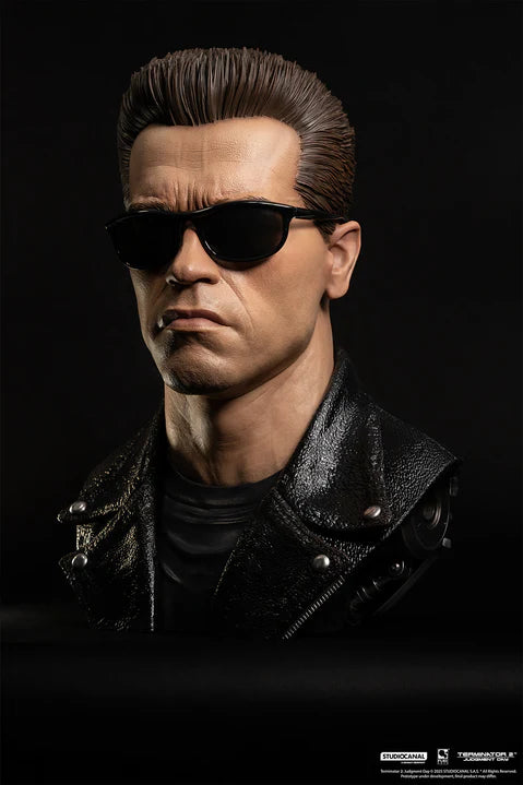 PureArts Life Size Bust: Terminator 2 - T-800 Modelo 101 Art Mask Escala 1/1 Preventa
