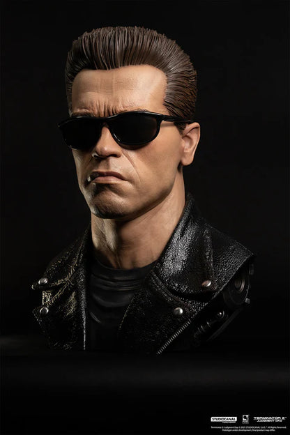 PureArts Life Size Bust: Terminator 2 - T-800 Modelo 101 Art Mask Escala 1/1 Preventa