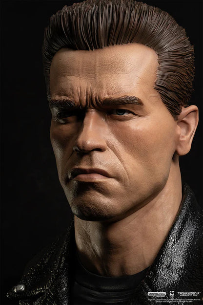 PureArts Life Size Bust: Terminator 2 - T-800 Modelo 101 Art Mask Escala 1/1 Preventa