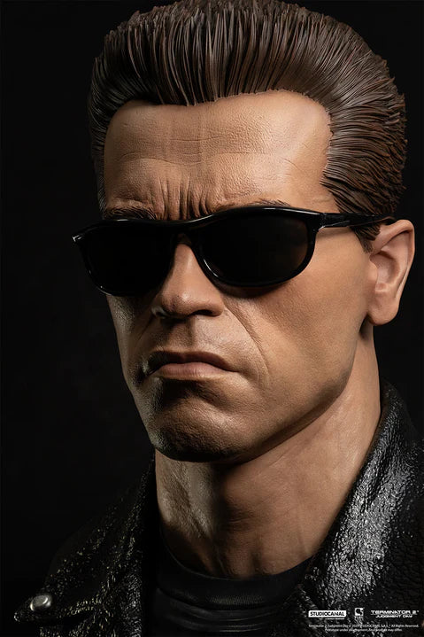 PureArts Life Size Bust: Terminator 2 - T-800 Modelo 101 Art Mask Escala 1/1 Preventa
