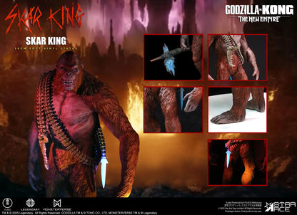 Star Ace Toys Soft Vinyl Series: Godzilla X Kong The New Empire - Skar King 11 Pulgadas Preventa