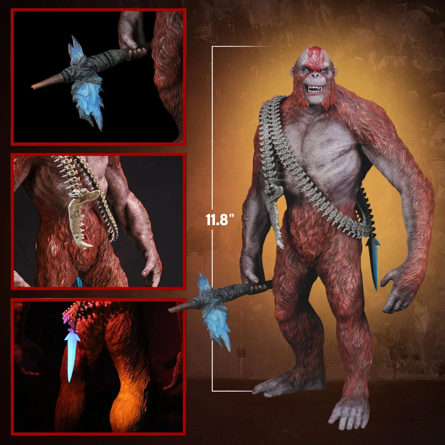 Star Ace Toys Soft Vinyl Series: Godzilla X Kong The New Empire - Skar King 11 Pulgadas Preventa
