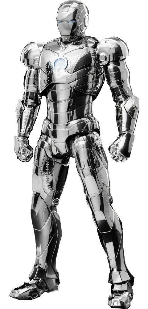 Threezero Dlx Series: Marvel The Infinity Saga - Iron Man Mark 2 Chrome Edition Preventa